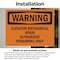 Signmission Elevator Mechanical Room Authorized Personnel Only OSHA Warning Sign, Vinyl Decal, 14in x 10in, 2PK OS-2PACK-WS-D-1014-L-12105 - alternate 6